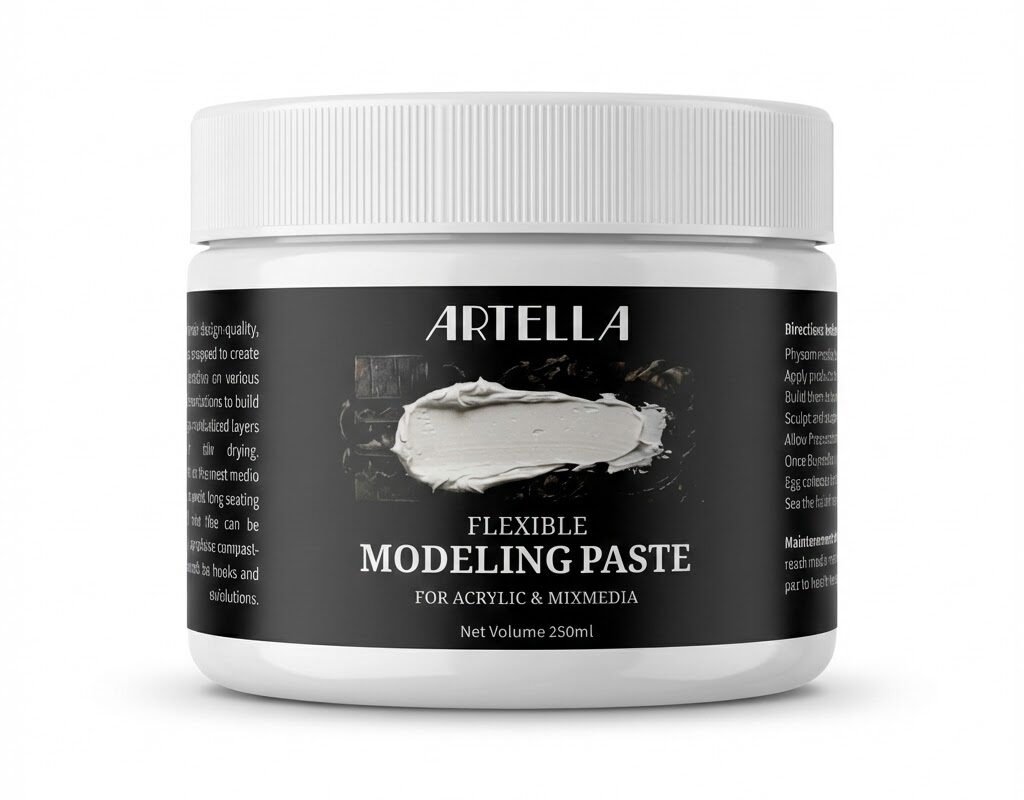 Artella Flexible Modeling Paste 250g for canvas texture art in Pakistan
