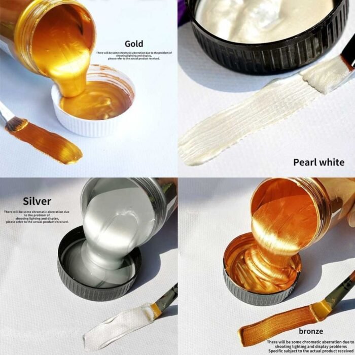 Artella Permanent Metallic Paste Pack of 6