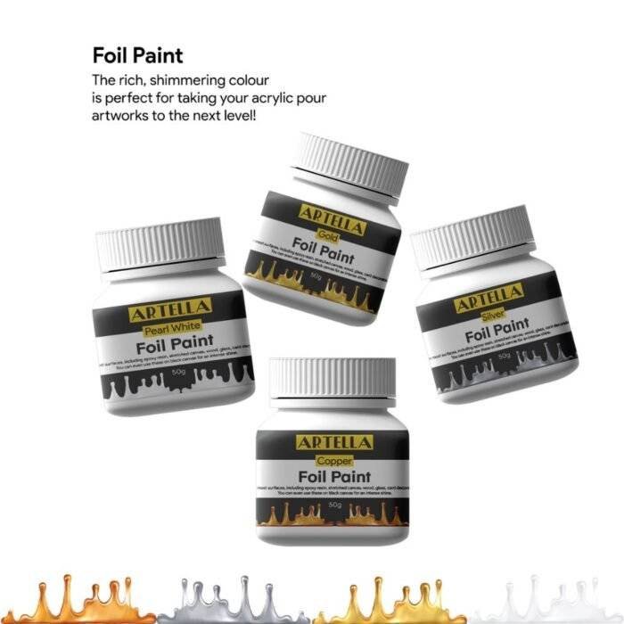 Artella Premium Foil Paint 50ml Jar