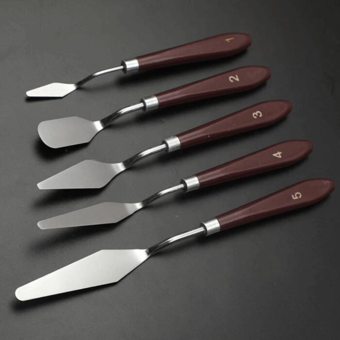 Bergino Wooden Painting Knife Set Pack of 5