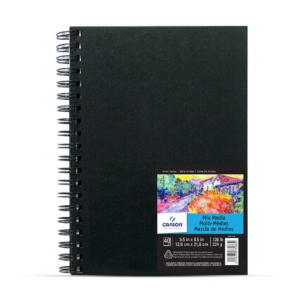 Canson Mix Media Art Book 40 Sheets 224Gsm - 9" x 12"