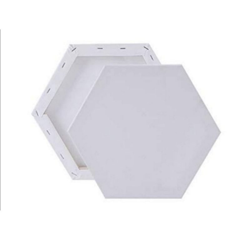 Canvas Board Hexagon Shape ( Approx Sizes )