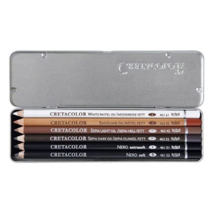 Cretacolor Oil Drawing Pencil Set of 6