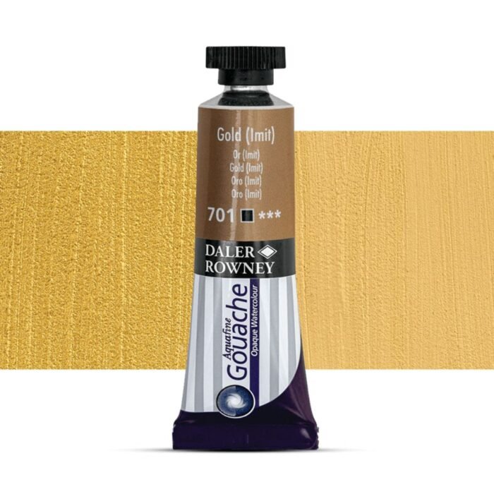 Daler Rowney Aquafine Gouache Gold Color 15ml