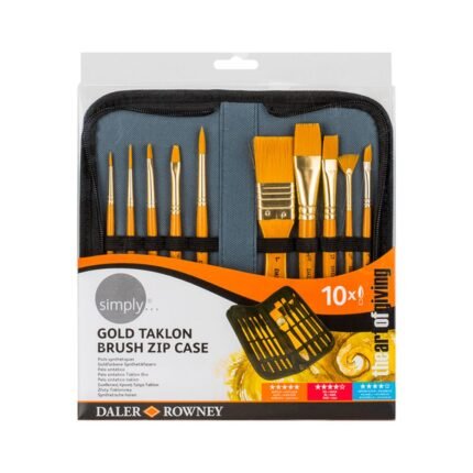 Daler Rowney Gold Tacklon Acrylic Brushes Set