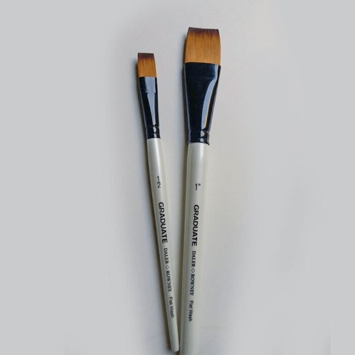 Daler Rowney Graduate Flat Wash Paint Brushes