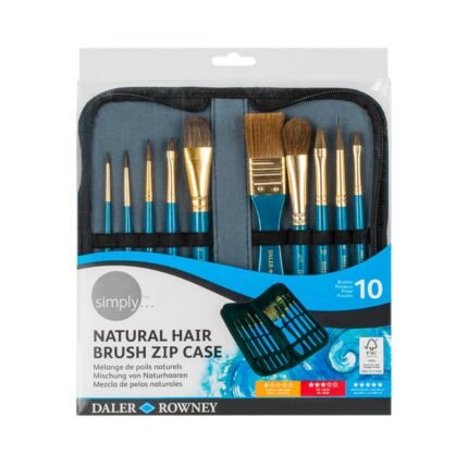 Daler Rowney Natural Hair Watercolor Brushes Set