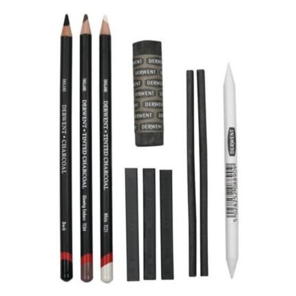 Derwent Charcoal Drawing Set 10 Pcs