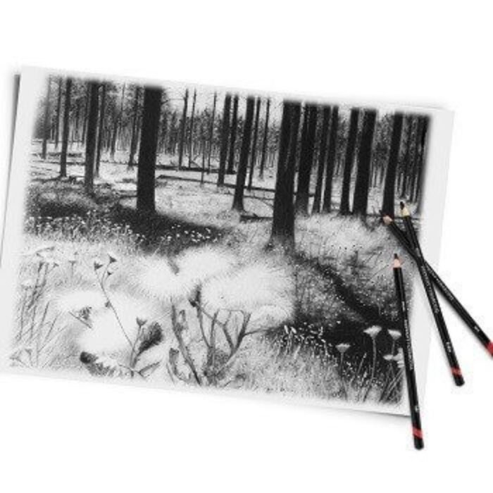 Derwent Charcoal Drawing Set 10 Pcs