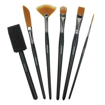 Derwent Technique Brushes Set 6 Pcs