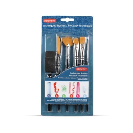 Derwent Technique Brushes Set 6 Pcs