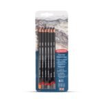 Derwent Tinted Charcoal Pencils Set 6 Pcs