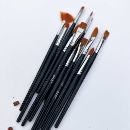 Fine Quality Mix Artist Brush Pack Of 12