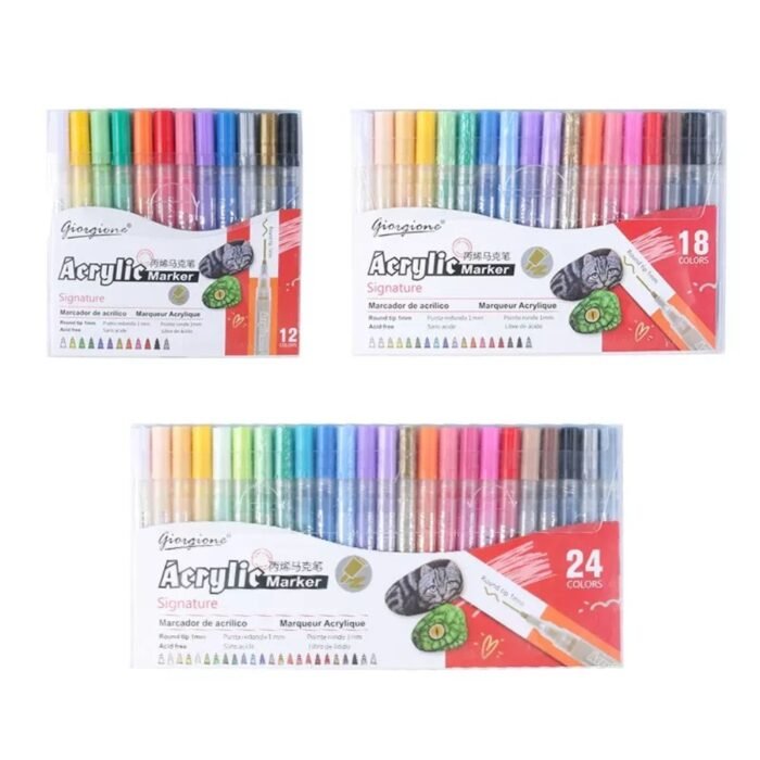 Giorgione Artist Professional Drawing Acrylic Marker Set