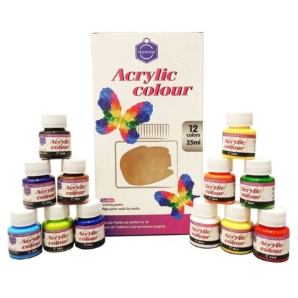 Keep Smiling Acrylic Color 25ml Pack Of 12