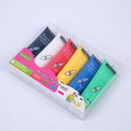 Keep Smiling Acrylic Color Tube Pack Of 6 35ml