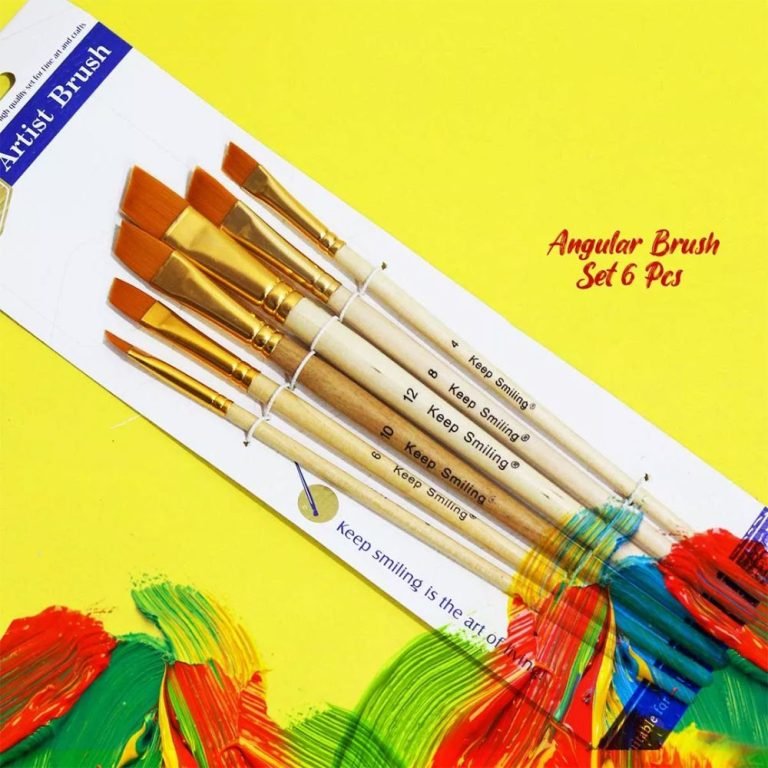 Keep Smiling Angular Brush Set Of 6