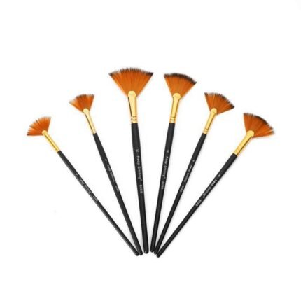 Keep Smiling Fan Brush Set Of 5 Pcs