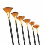 Keep Smiling Fan Brush Set Of 5 Pcs