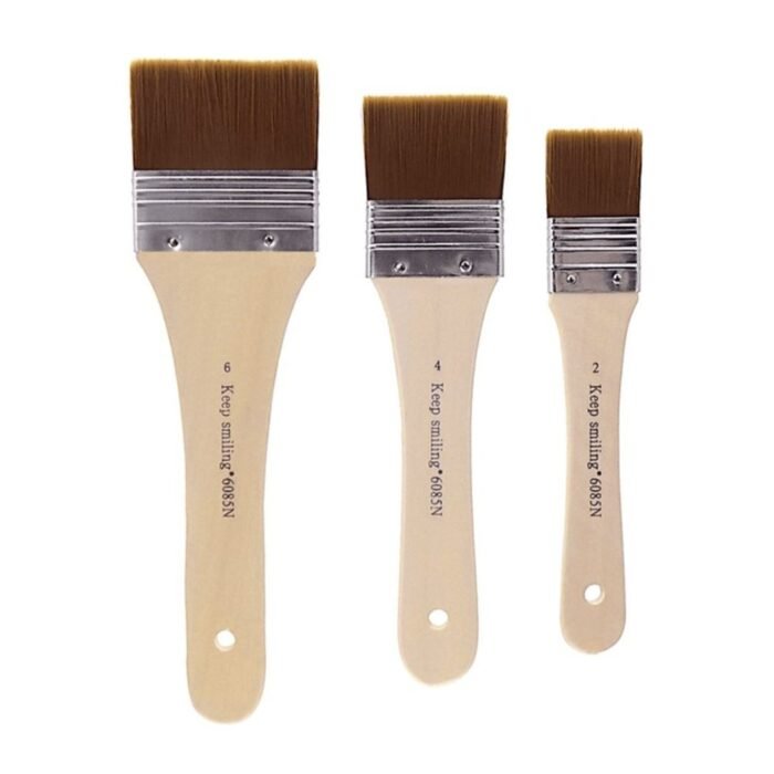 Keep Smiling Gesso Brush Set of 3