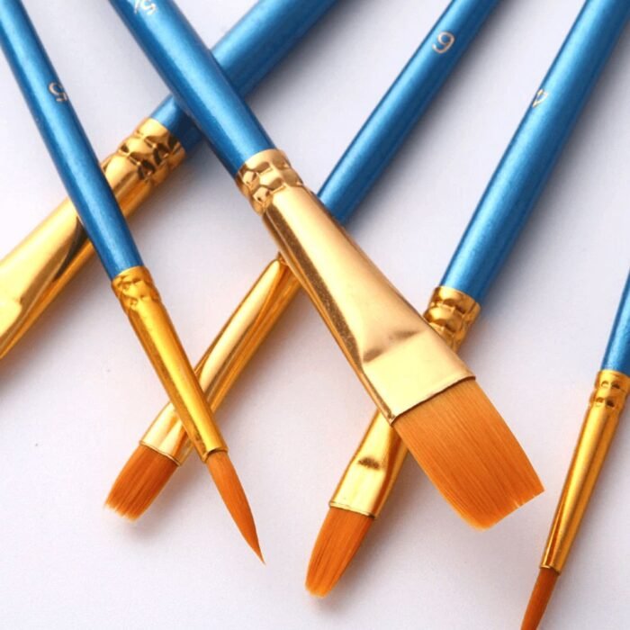 Keep Smiling Mix Artist Paint Brush Set Of 10 Pcs