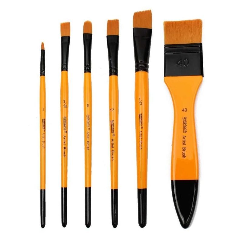 Keep Smiling Mix Paint Brush Set Of 6