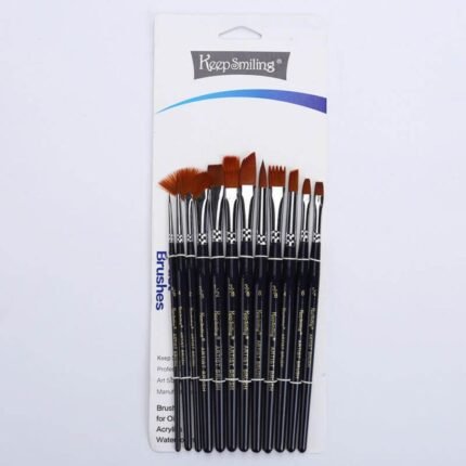 Keep Smiling Professional Mix Brush Set Of 12 Pcs