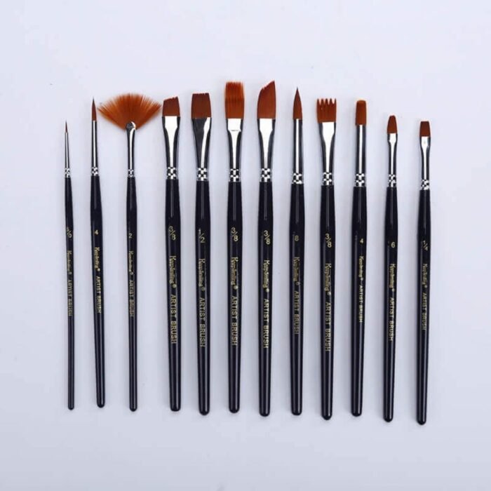 Keep Smiling Professional Mix Brush Set Of 12 Pcs