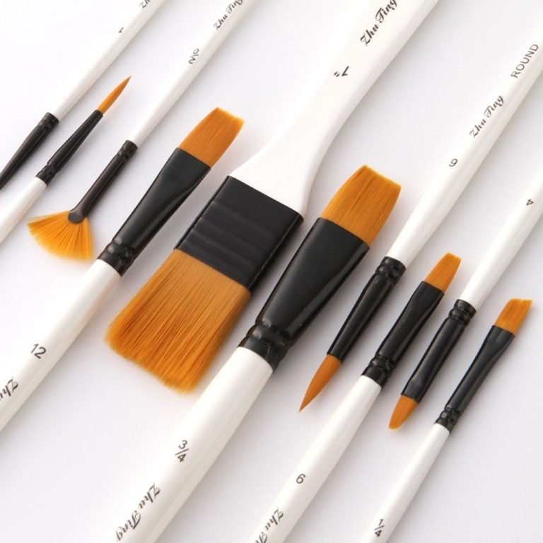 Keep Smiling Professional Mix Paint Brushes Set Of 12