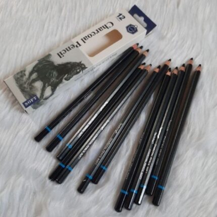 Keep Smiling Soft Charcoal Pencil Set Of 12