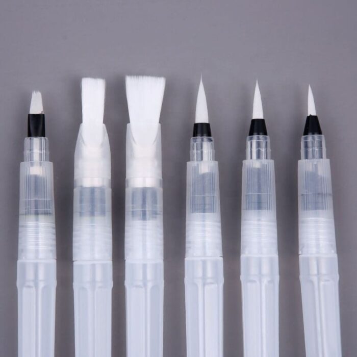 Keep Smiling Water Brush Pen Set Of 6 Pcs