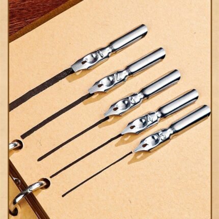 Luxury Feather Dip Pen Set of 7