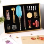 Luxury Retro Vintage Calligraphy Feather Dip Pen Set