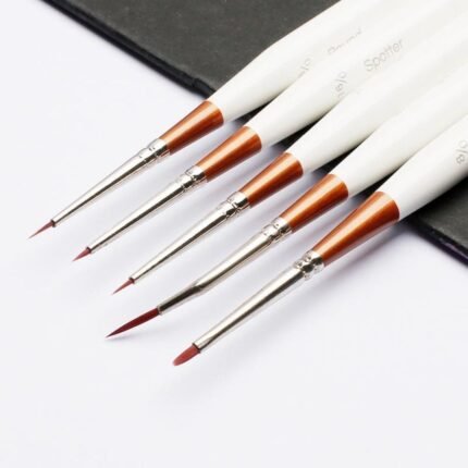 Maries Mini Nylon Fine Line Paint Brush 5 Pcs Set