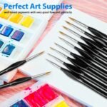 Miniature Fine Detail Paint Brush Set of 12