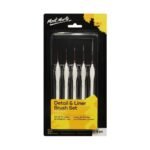 Mont Marte Detail And Liner Brush Set Of 5