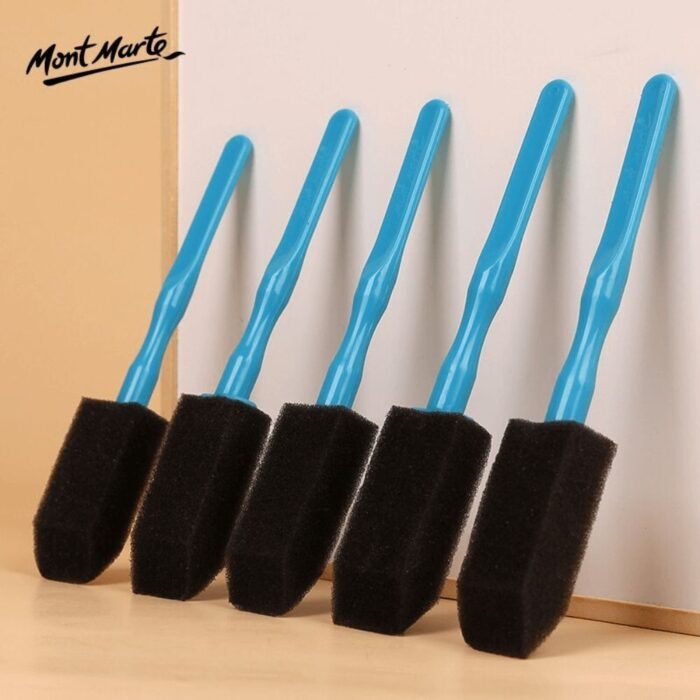 Mont Marte Discovery Foam Brush Set Of 5