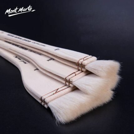 Mont Marte Goat Hair Brush Pack Of 3