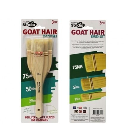 Mont Marte Goat Hair Brush Pack Of 3