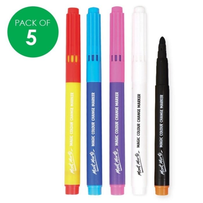 Mont Marte Magic Color Change Markers 5pcs