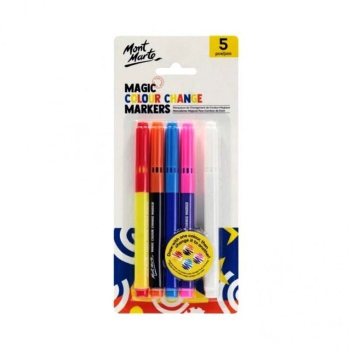 Mont Marte Magic Color Change Markers 5pcs