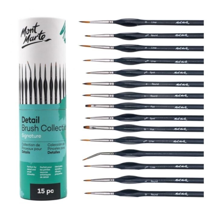 Mont Marte Signature Detail Brush Set Of 15