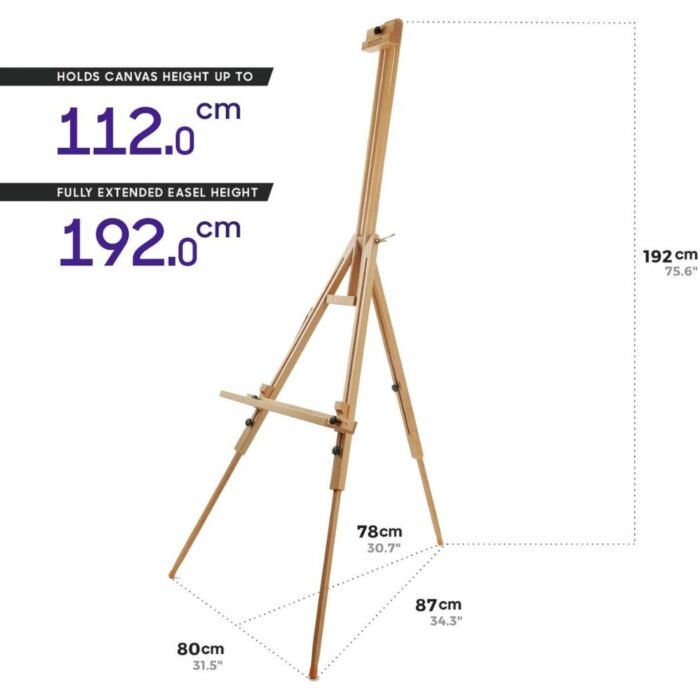 Mont Marte Tripod Easel H.D Beech