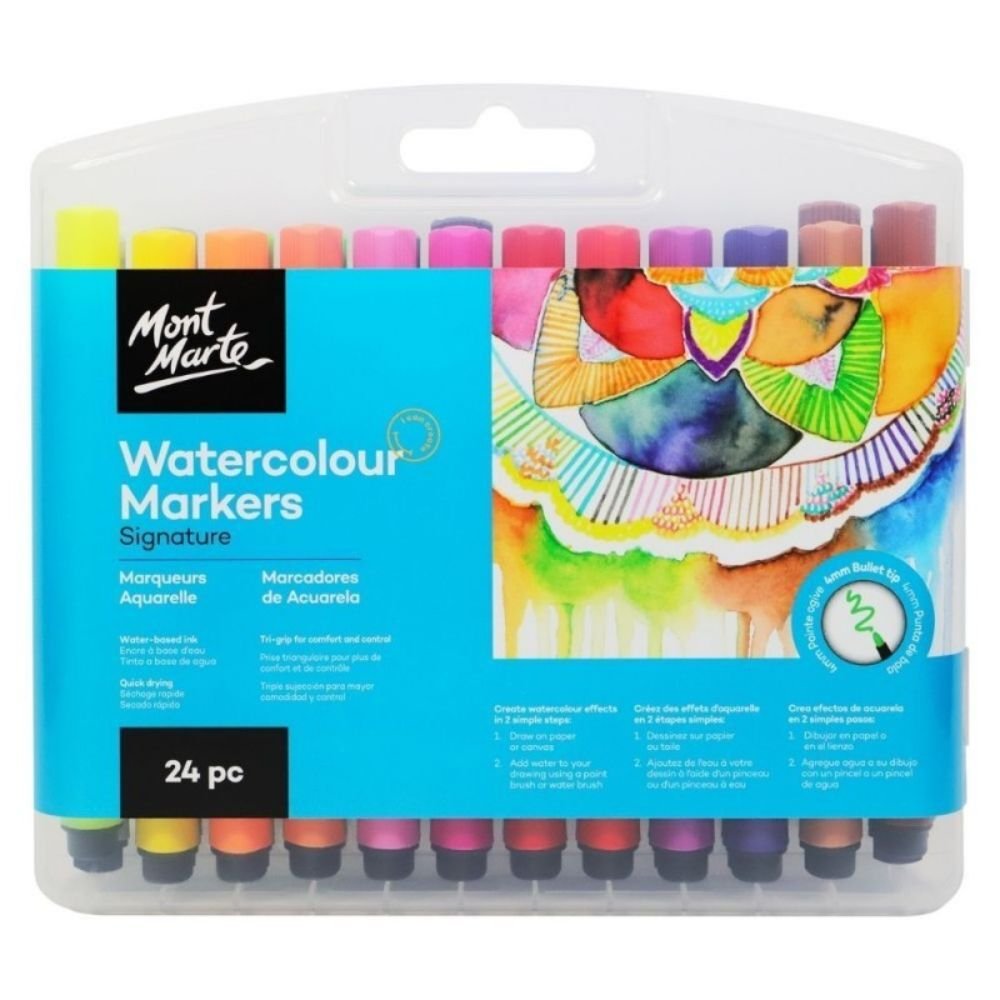 Mont Marte Watercolor Markers 24pcs