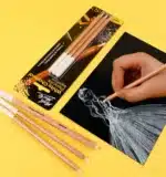 Mont Marte White Charcoal Pencil Set Of 3 - Image 3