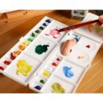 Multifunctional Mixing Paint Palette 18 Grid Foldable