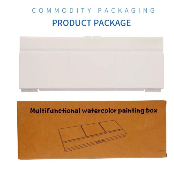 Multifunctional Mixing Paint Palette 18 Grid Foldable