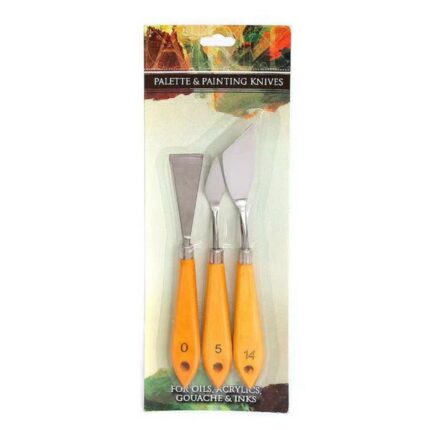 Palette Knives Stainless Steel Pack Of 3