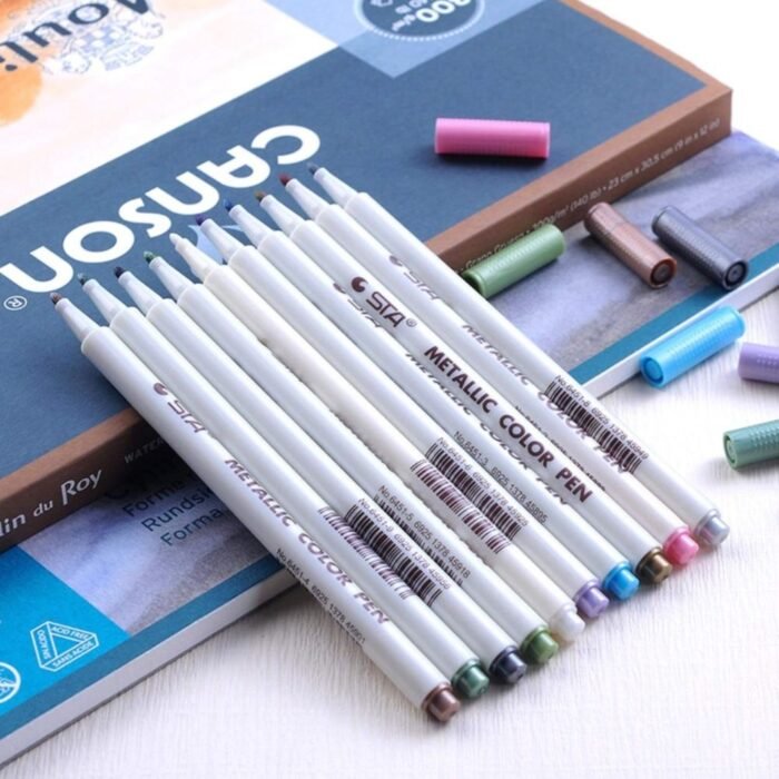 STA Metallic Color Pen Set of 10 Pcs