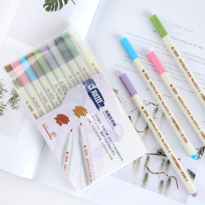 STA Metallic Color Pen Set of 10 Pcs